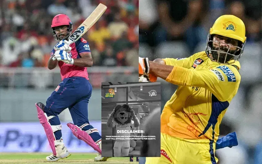 CSK open up on Samson-Jadeja IPL trade through funny social media clip with disclaimer